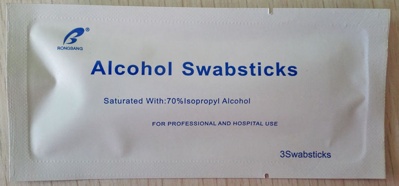 Alcohol Swab 3-pc Front