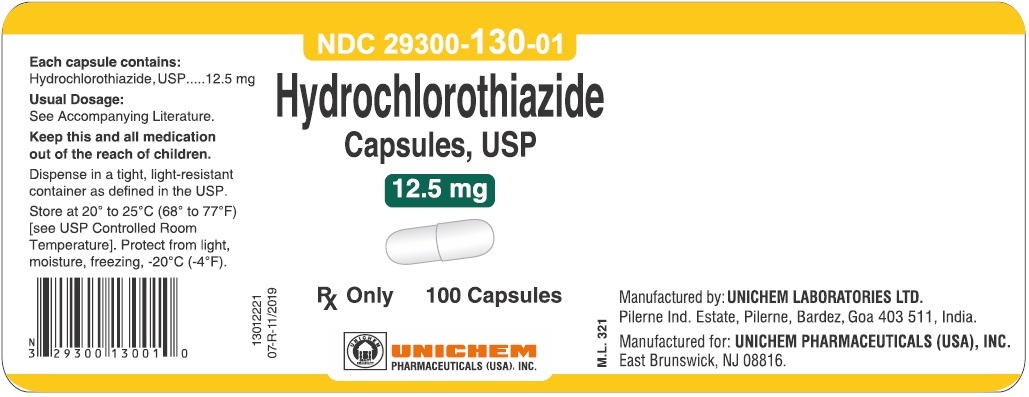 Hydrochlorothiazide capsules 12.5 mg - 100 Capsules