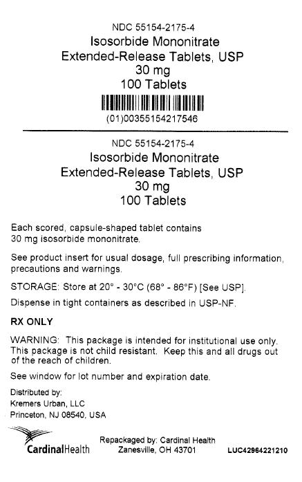 30 mg carton label