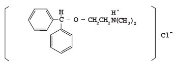 Diphenhydramine Structural Formula