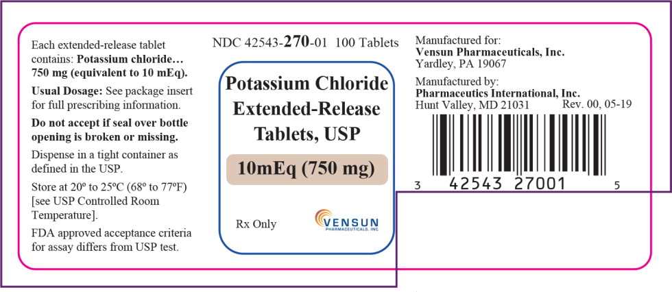 Potassium Chloride 100 In 1 Container Breastfeeding