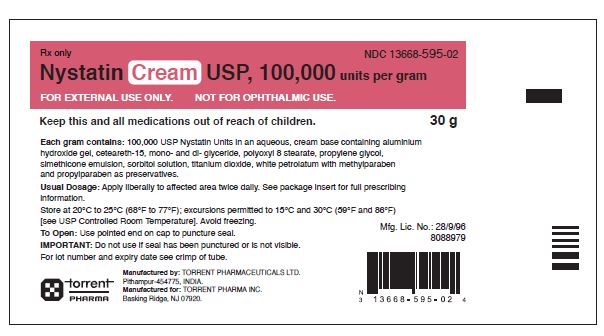 Nystatin Cream, USP 30 grams (Tube Label)