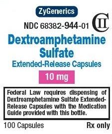 10 mg Bottle Label