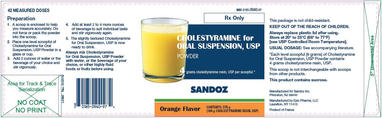 Cholestyramine-Orange