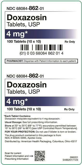 4 mg Doxazosin 10x10 Carton