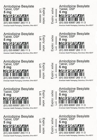 5 mg Amlodipine Besylate Tablet Blister