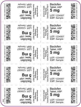 5 mg Baclofen Tablet Blister