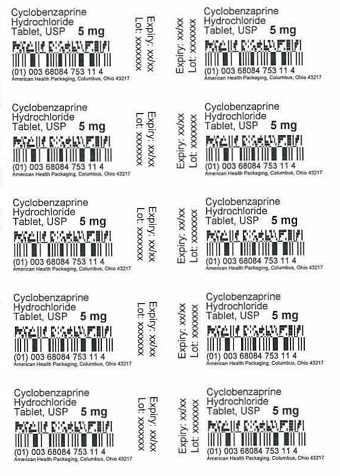 5 mg Cyclobenzaprine Hydrochloride Tablet Blister - 10 UD