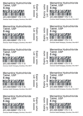 5 mg Memantine HCl Tablet Blister