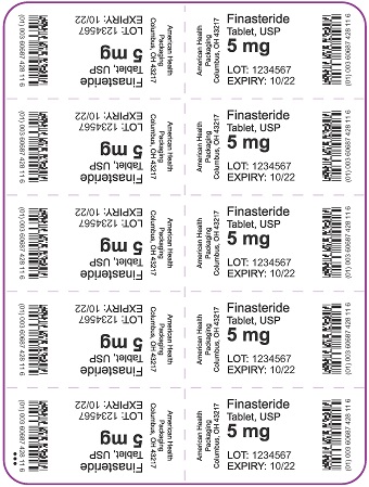 5 mg Finasteride Tablet Blister