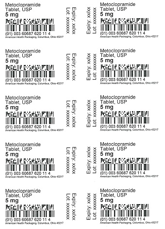 5 mg Metoclopramide Tablet Blister