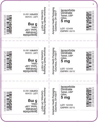 5 mg Isosorbide Dinitrate Tablet Blister