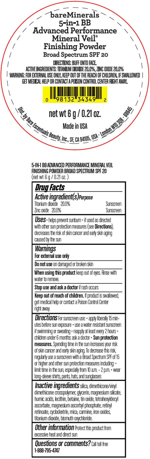 Bareminerals 5-in-1 Bb Advanced Performance Mineral Veil Finishing Broad Spectrum Spf 20 while Breastfeeding