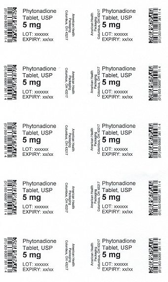 5 mg Phytonadione Tablet Blister