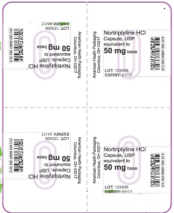 50 mg Nortriptyline HCI Capsules Blister