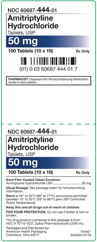 50 mg Amitriptyline Hydrochloride Tablets Carton
