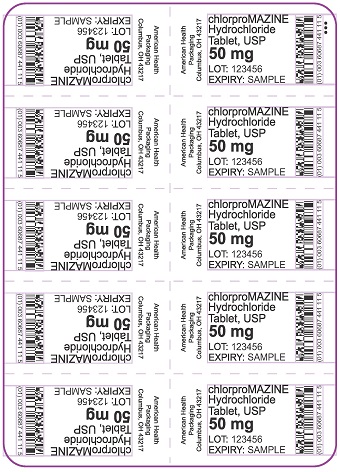 50 mg Chlorpromazine Hydrochloride Tablet Blister