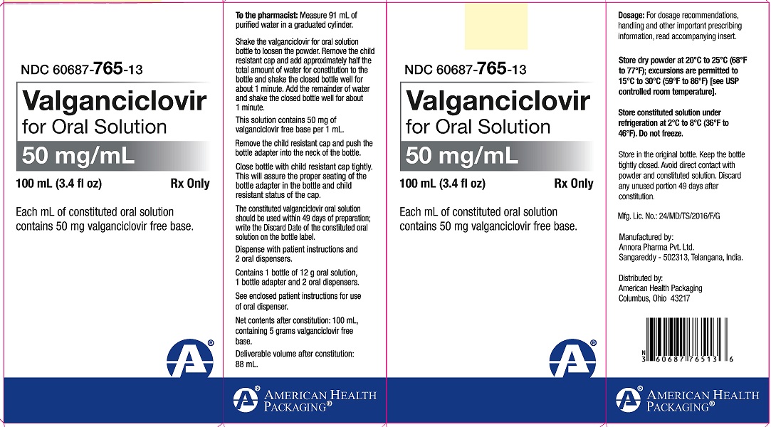 50 mg per mL Valganciclovir OS Carton