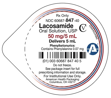 50 mg/5 mL Lacosamide Oral Solution Cup Lid