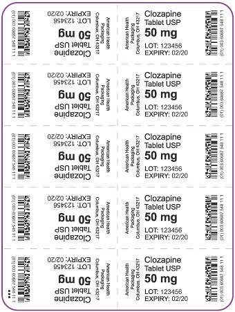 50 mg Clozapine Tablet Blister