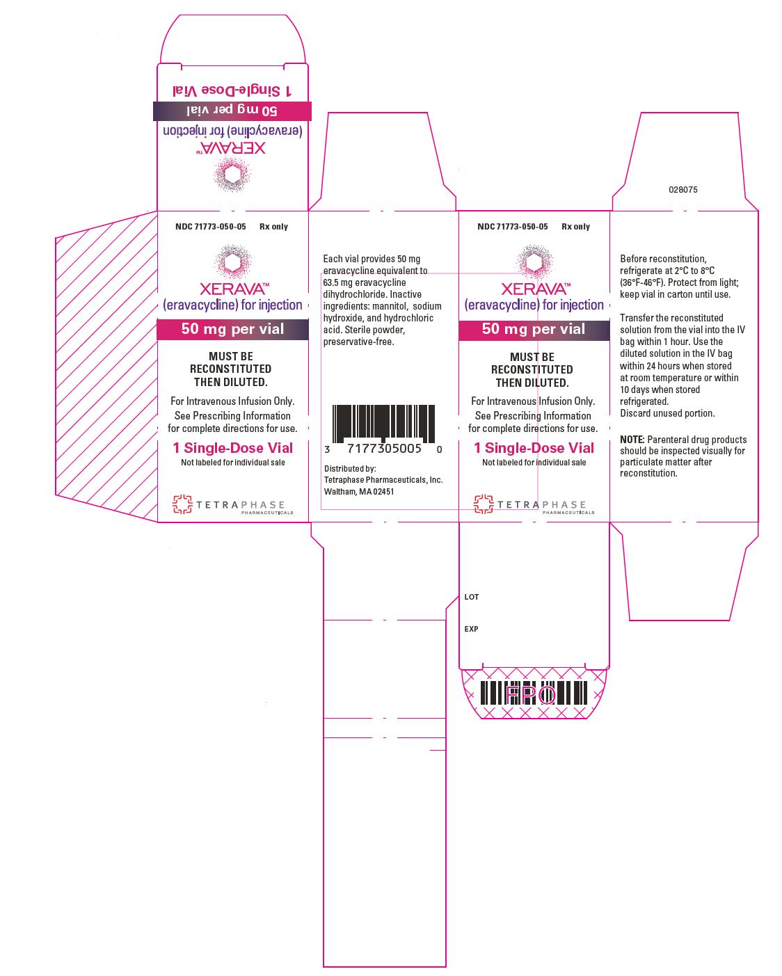 50 mg Carton Label