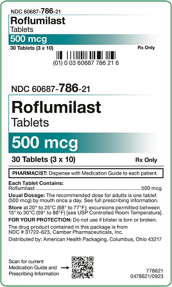 500 mcg Roflumilast Tablets Carton