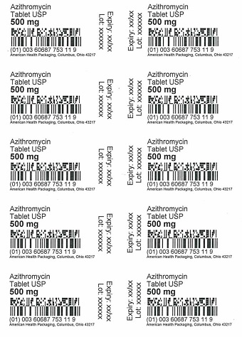 500 mg Azithromycin Tablets Blister