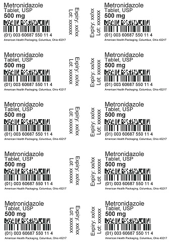 500 mg Metronidazole Tablet Blister