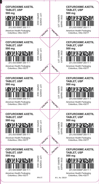 500 mg Cefuroxime Axetil Tablets Blister