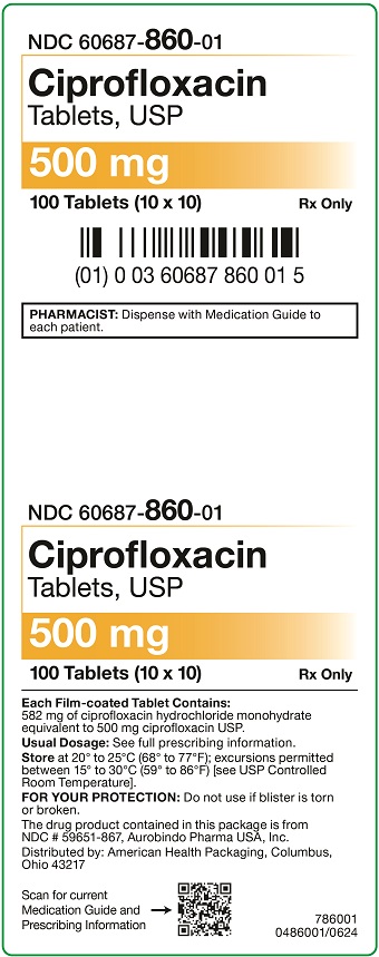 500 mg Ciprofloxacin Tablets Carton