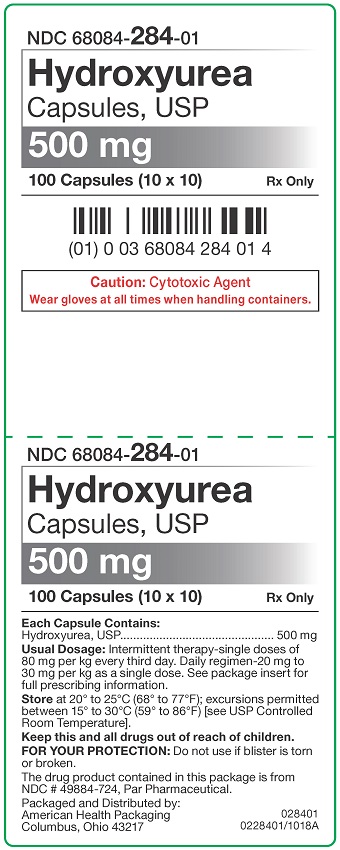 500 mg Hydroxyurea Capsules Carton