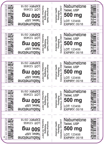 500 mg Nabumetone Tablet Blister