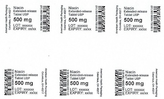 500 mg Niacin ER Tablets Blister