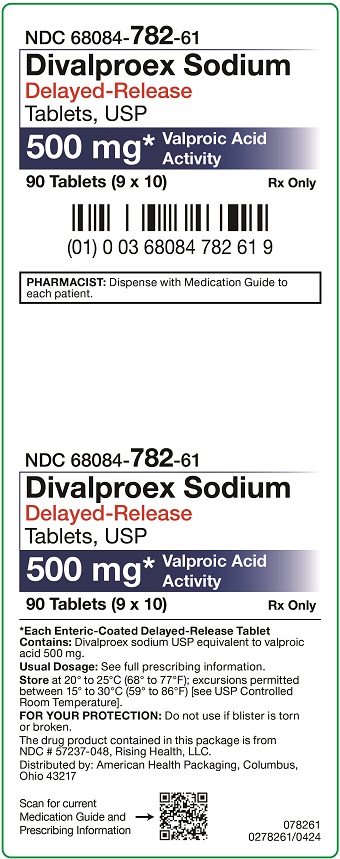 500 mg Divalproex Sodium DR Carton