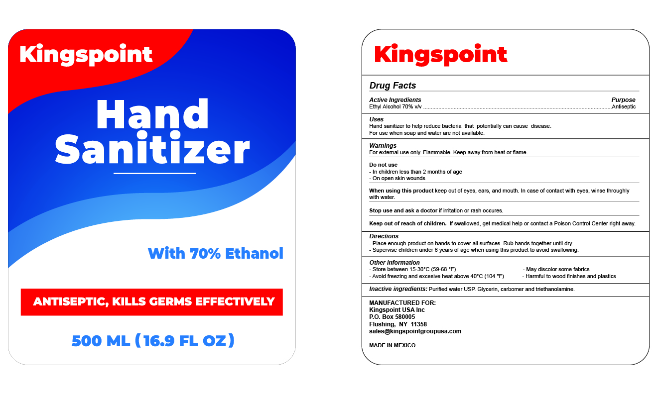 Kingspoint Gel 70% 500 mL