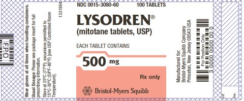 Image Lysodren 500 mg Tablets Label