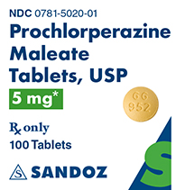 Prochlorperazine Maleate 5 mg Label