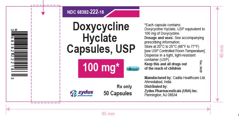 Doxycycline hyclate capsules