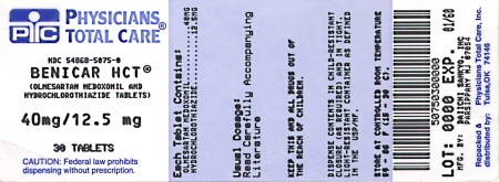 image of 40/12.5 mg package label