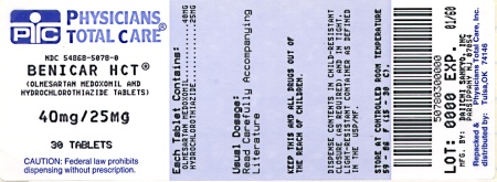 image of 40/25 mg package label