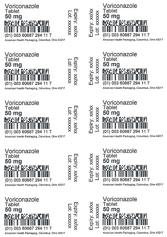 50 mg Voriconazole Tablets 30 Blister