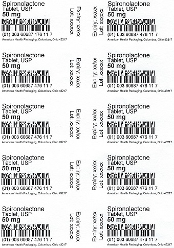 50 mg Spironolactone Tablet 100UD Blister