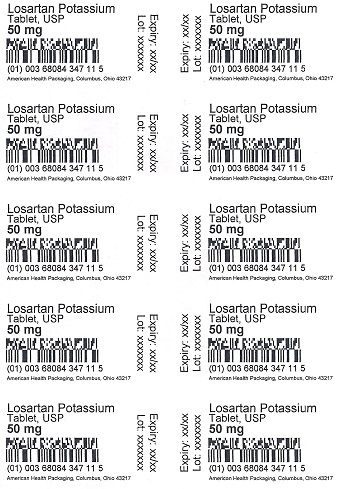 50mg Losartan Potassium Tablets Blister