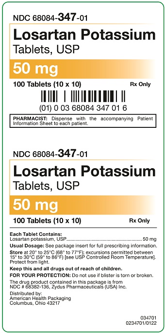 50mg Losartan Potassium Tablets Carton