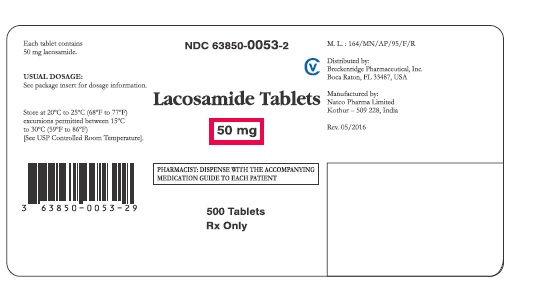 lacosamide container label