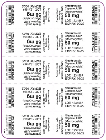 50 mg Nitrofurantoin Blister