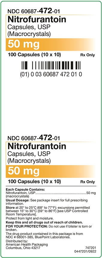 50 mg Nitrofurantoin Carton