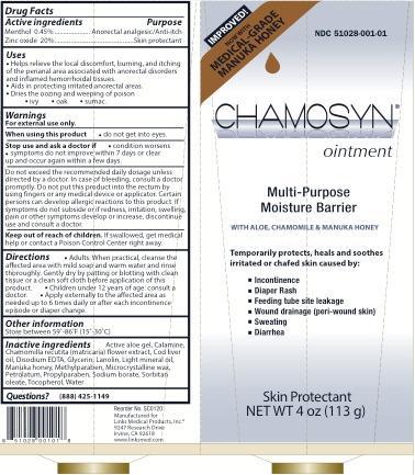 Chamosyn Paraben Free | Barrier Cream Ointment and breastfeeding