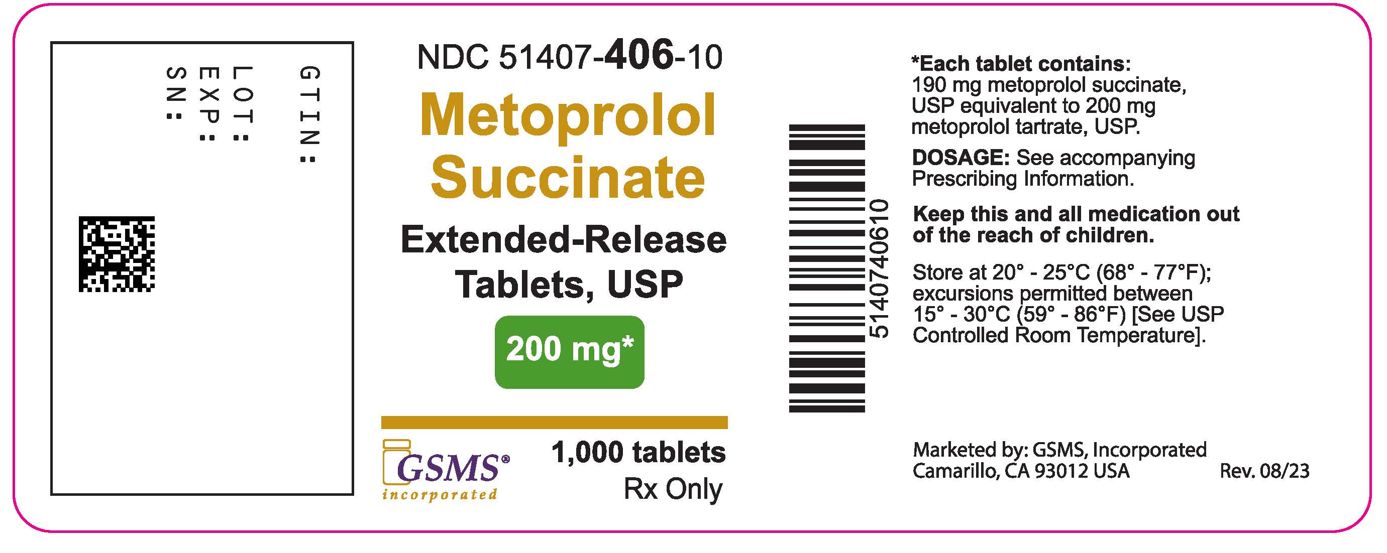 51407-406-10LB - Metoprolol Succinate ER - Ingenus - Rev. 0823.jpg