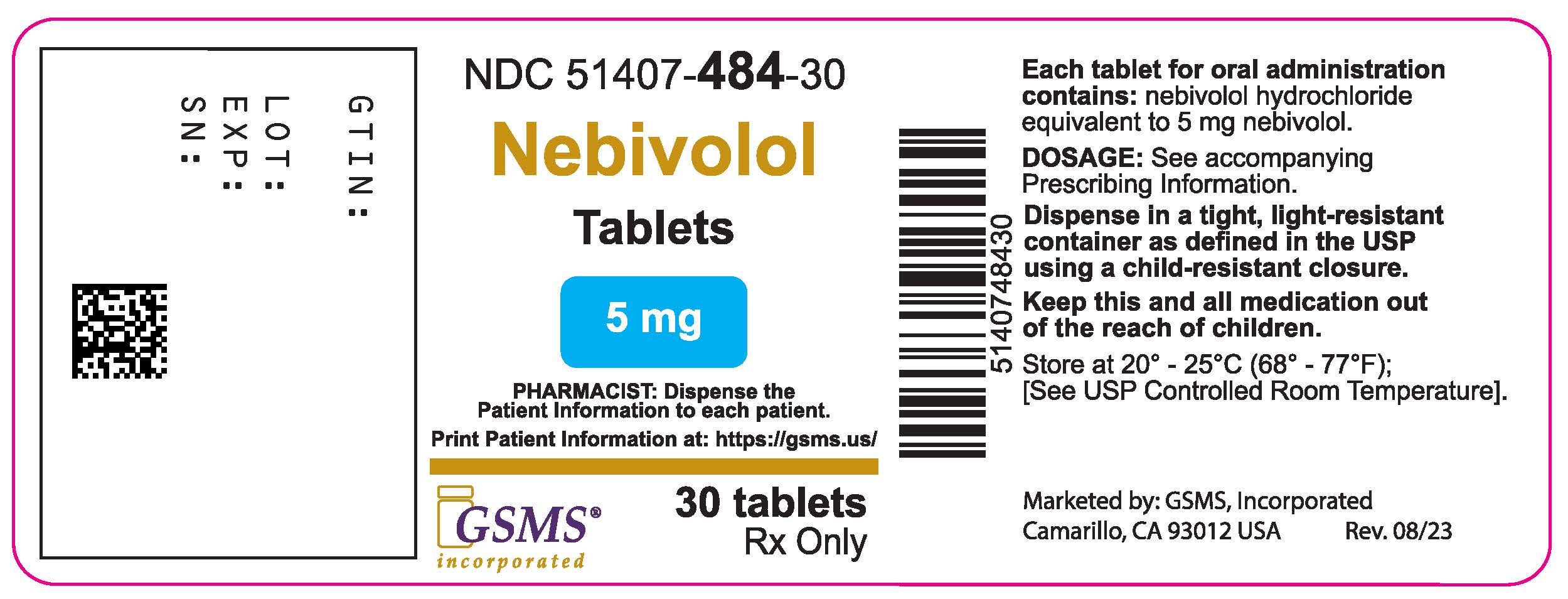 51407-484-30LB - Nevibolol Tablet - Rev. 0823.jpg